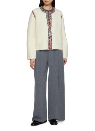 模特儿示范图 - 点击放大 - CRUSH COLLECTION - 混羊毛纽扣夹克