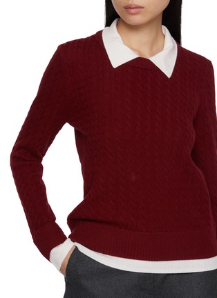  - CRUSH COLLECTION - 拼接针织衫