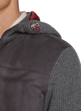  - BRUNELLO CUCINELLI - 连帽皮革夹克
