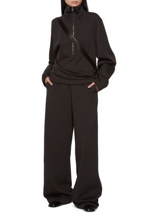 模特儿示范图 - 点击放大 - LEMAIRE - 松紧腰阔腿长裤