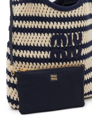  - MIU MIU - Ivy Crochet Cotton Tote Bag