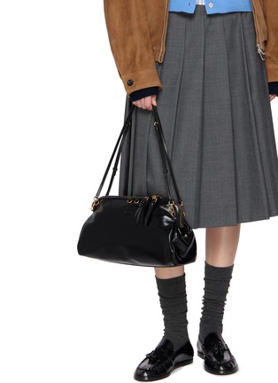 正面 -点击放大 - MIU MIU - POUCH 皮革单肩包