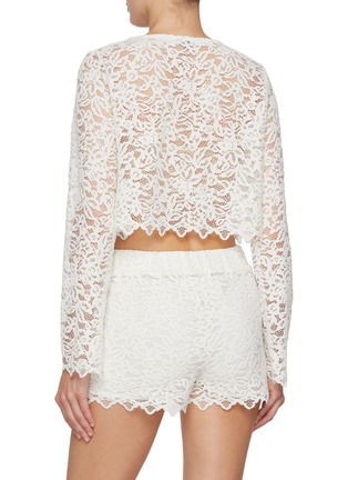 背面 - 点击放大 - EPINGLER - Jacquard Lace Crop Top
