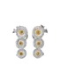 首图 - 点击放大 - BUCCELLATI - Blossoms Fancy Diamond Silver Vermeil Earrings