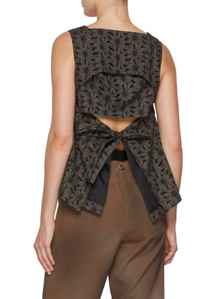 背面 - 点击放大 - EPINGLER - Tie Vest Cotton Blouse