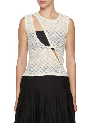 首图 - 点击放大 - EPINGLER - Twist Sleeveless T-Shirt