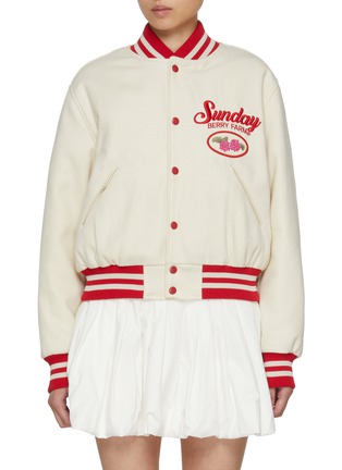首图 - 点击放大 - SUNDAYFRUITMARKET - Berry Farm Varsity Jacket