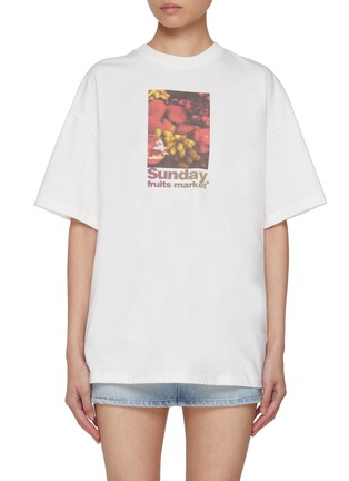 首图 - 点击放大 - SUNDAYFRUITMARKET - Fruits Cotton T-Shirt
