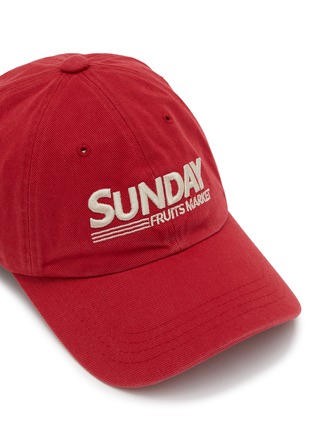 细节 - 点击放大 - SUNDAYFRUITMARKET - Sunday Washed Cotton Baseball Cap