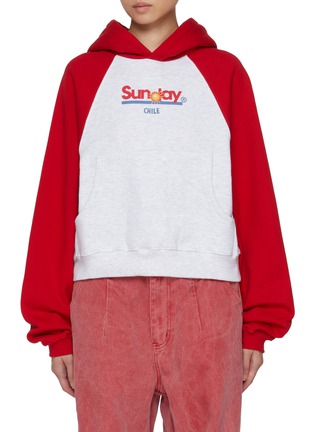 首图 - 点击放大 - SUNDAYFRUITMARKET - Raglan Sleeve Hoodie