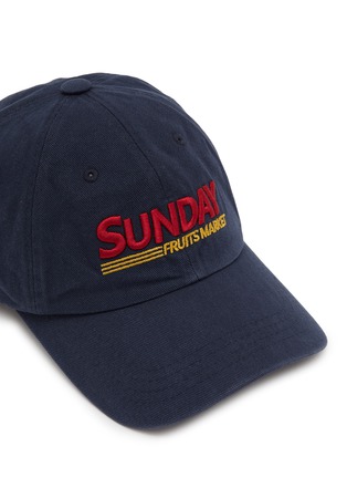 细节 - 点击放大 - SUNDAYFRUITMARKET - Sunday Washed Cotton Baseball Cap