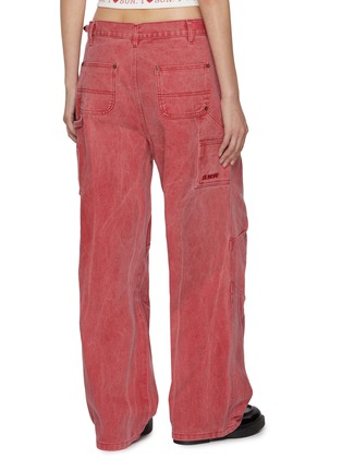 背面 - 点击放大 - SUNDAYFRUITMARKET - Washed Wide Leg Cotton Pants