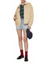 模特儿示范图 - 点击放大 - SUNDAYFRUITMARKET - Sun Washed Cotton Jacket