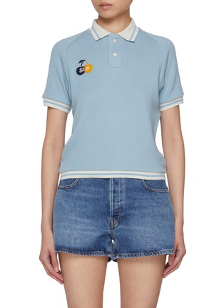 首图 - 点击放大 - SUNDAYFRUITMARKET - Cherry Waffle Polo Shirt