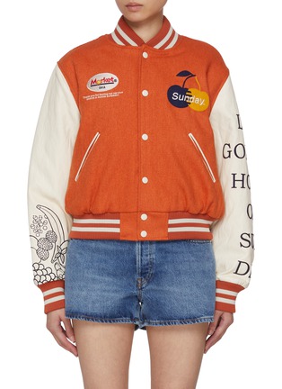 首图 - 点击放大 - SUNDAYFRUITMARKET - Golden Hour Varsity Jacket
