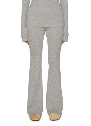 首图 - 点击放大 - SUNDAYFRUITMARKET - Flower Layered Flared Cotton Pants