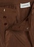  - LEMAIRE - Belted Pleated Silk Blend Pants