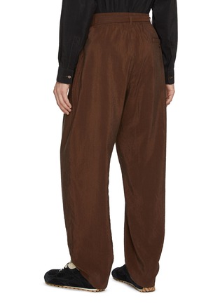 背面 - 点击放大 - LEMAIRE - Belted Pleated Silk Blend Pants