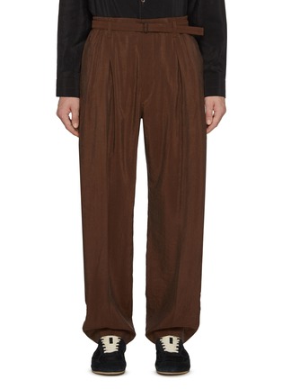 首图 - 点击放大 - LEMAIRE - Belted Pleated Silk Blend Pants