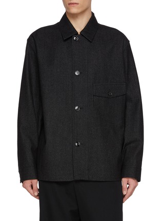 首图 - 点击放大 - LEMAIRE - Single Pocket Cotton Wool Twill Overshirt