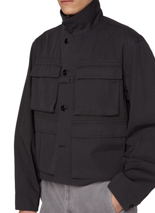  - LEMAIRE - Garment Dyed Short Cotton Twill Utility Jacket