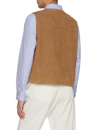 背面 - 点击放大 - NOTHING WRITTEN - Western Suede Leather Sest