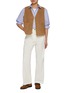 模特儿示范图 - 点击放大 - NOTHING WRITTEN - Eden Washed Cotton Blend Pants