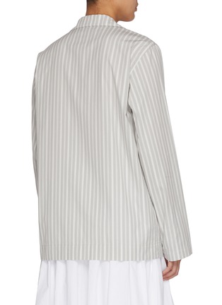 背面 - 点击放大 - NOTHING WRITTEN - Mago Striped Cotton Shirt