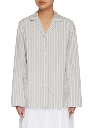 首图 - 点击放大 - NOTHING WRITTEN - Mago Striped Cotton Shirt