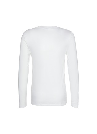 模特儿示范图 - 点击放大 - ZIMMERLI - Sea Island Cotton T-shirt