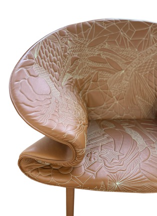 细节 –点击放大 - MOROSO - Doodle Embroidered Leather Armchair