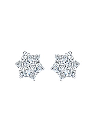 首图 - 点击放大 - LC COLLECTION JEWELLERY - Diamond 18K White Gold Earrings