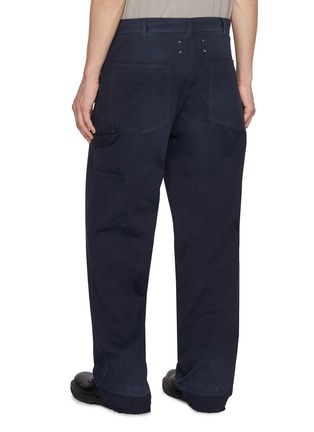 背面 - 点击放大 - MAISON MARGIELA - Herringbone Straight Leg Cargo Pants