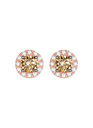 首图 - 点击放大 - LC COLLECTION JEWELLERY - Diamond 18K Rose Gold Earrings