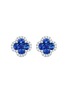 首图 - 点击放大 - LC COLLECTION JEWELLERY - Diamond Sapphire 14K White Gold Earrings