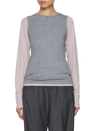 首图 - 点击放大 - SIENNE - Layered Sleeve Top