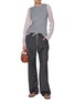 模特儿示范图 - 点击放大 - SIENNE - Layered Sleeve Top