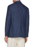 背面 - 点击放大 - BRUNELLO CUCINELLI - Single Breasted Dark Wash Denim Blazer