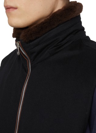  - BRUNELLO CUCINELLI - 立领拉链背心