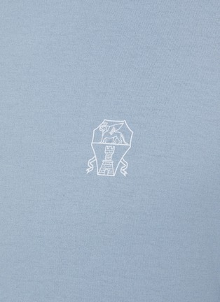  - BRUNELLO CUCINELLI - 纯棉 LOGO 圆领 T 恤