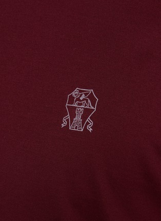  - BRUNELLO CUCINELLI - 纯棉 LOGO 圆领 T 恤