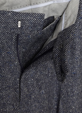  - BRUNELLO CUCINELLI - 混羊毛锥形长裤