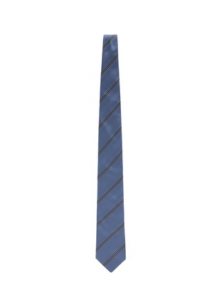 细节 - 点击放大 - BRUNELLO CUCINELLI - Diagonal Stripe Silk Tie