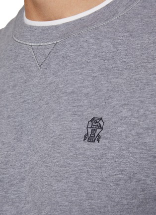  - BRUNELLO CUCINELLI - 纯棉 LOGO 圆领 T 恤