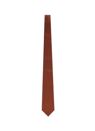 细节 - 点击放大 - BRUNELLO CUCINELLI - Geometric Pattern Silk Tie