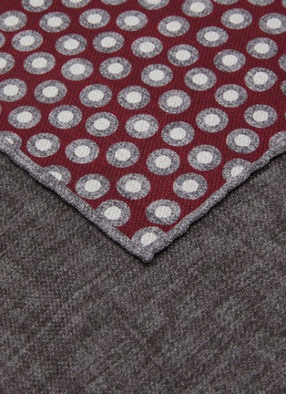 细节 - 点击放大 - BRUNELLO CUCINELLI - Dotted Silk Pocket Square