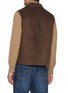 背面 - 点击放大 - BRUNELLO CUCINELLI - Button Up Shirt Collar Leather Vest