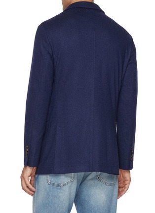 背面 - 点击放大 - BRUNELLO CUCINELLI - Double Breasted Cashmere Jersey Blazer