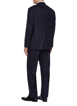背面 - 点击放大 - BRUNELLO CUCINELLI - Single Breasted Wool Silk Twill Tuxedo Suit