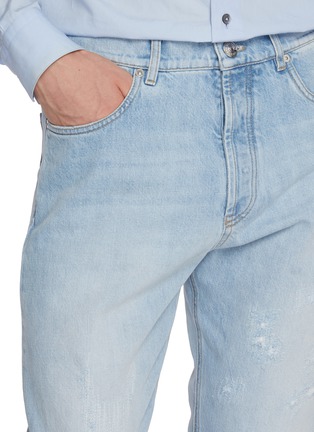  - BRUNELLO CUCINELLI - 磨损牛仔长裤